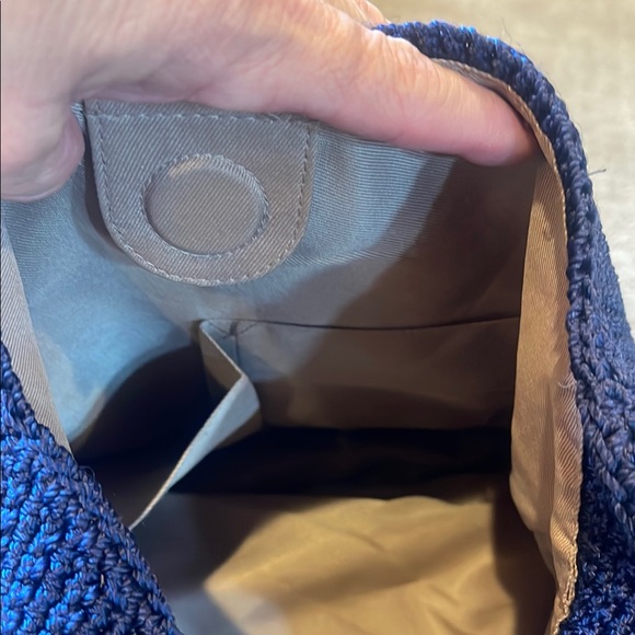 The Sak Navy Blue Crochet Shoulder Bag - Picture 4 of 6